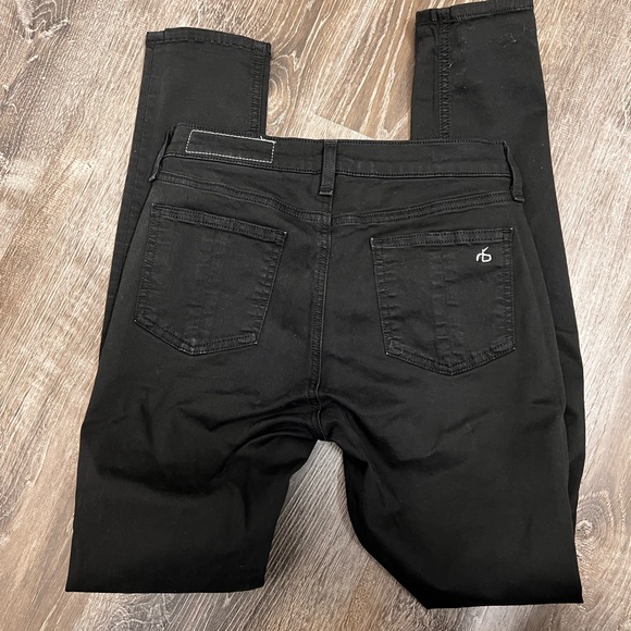 Rag & Bones Skinny Jeans Size 26 Black - Picture 2 of 6